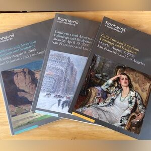 3 Bonhams California & American Paintings & Sculpture Art Auction Catalogs